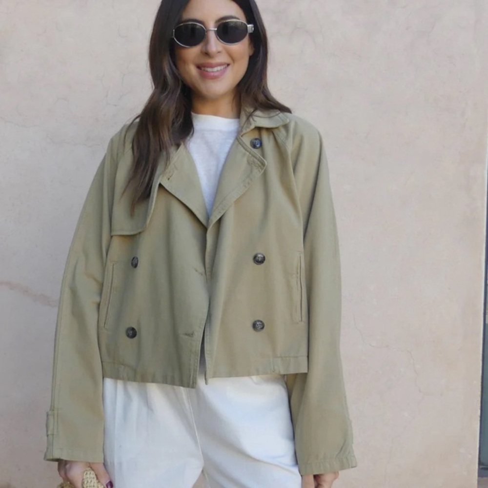 Boxy Trench Coat